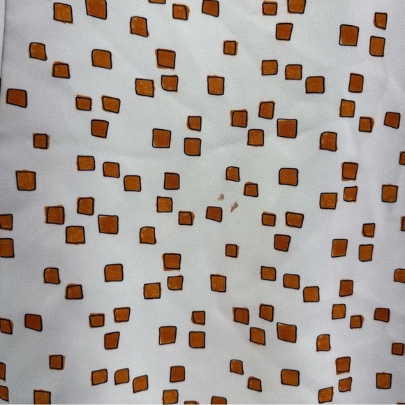 MM Lafleur Inez 1.0 dress mosaic print goldenrod/ivory, size 0 - Picture 8 of 11